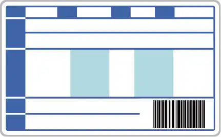 バーコード付きマニフェスト